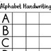 Alphabet Writing Printables/ Handwriting Worksheets/ ABC Writing ...