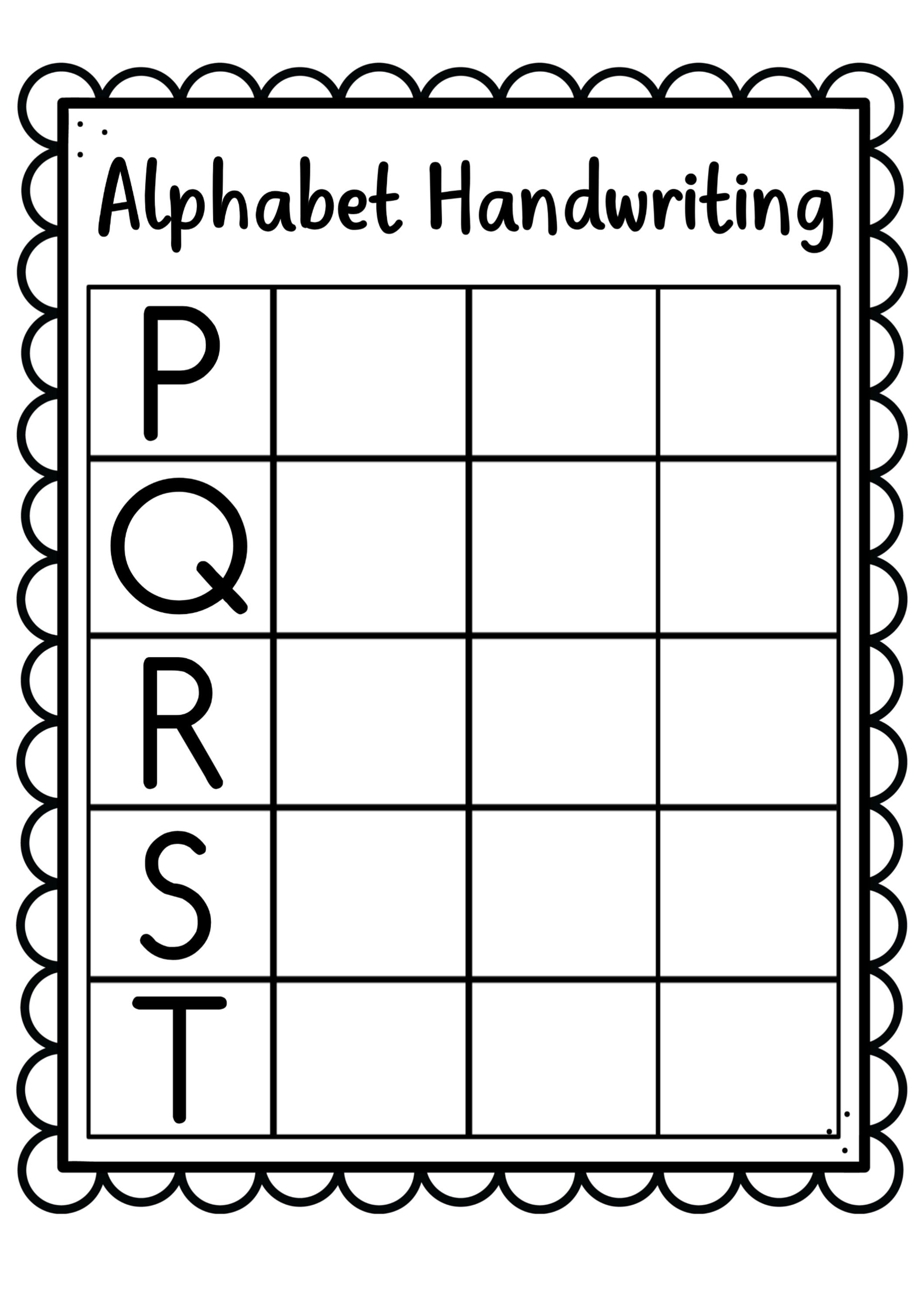 Alphabet ABC Handwriting Practice worksheet, Tracing Alphabet & Phrases for  Preschool, Pre-K, and Ki