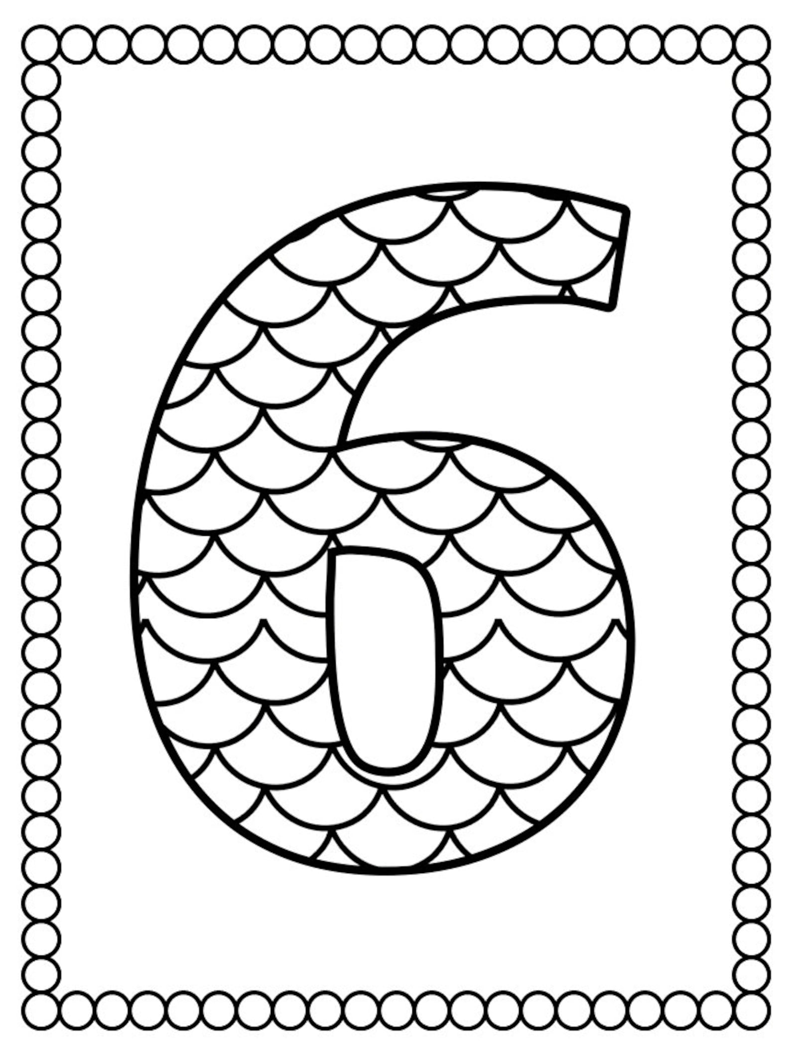 Coloring Pages Numbers Printable, Number Coloring Book - Educational ...