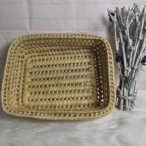 storage basket bread basket fruit basket palm leaf
