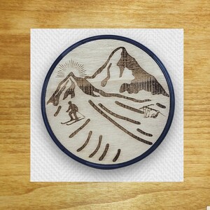Wild Places Coasters: Handmade Wooden Coasters, Beverage and Drink Mat, High Quality