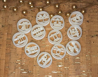 Zodiac Clay Cutters: 3D Printed Astrology Jewelry Making