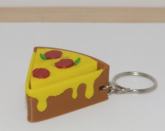 Clicking Keychains: Individual or Set of 3, Fidget Toy, Food Themed Set 1