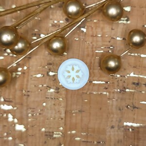 Polymer Clay Stamp, Snowflake, DIY, Earrings, Necklaces, Jewelry Making
