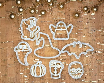 Halloween Clay Cutters: Polymer Clay, Cookie, and Baking - 9 Piece Set