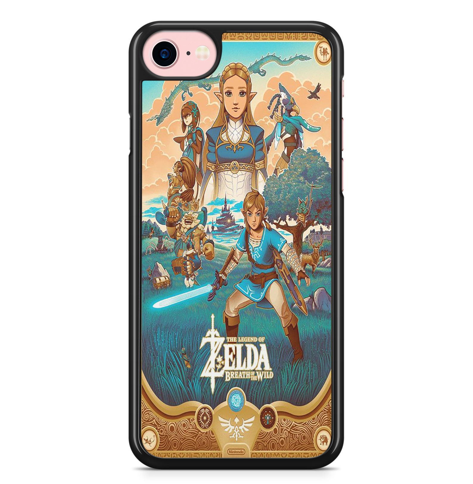 The Legend of Zelda Breath of the Wild Vintage iPhone case Etsy