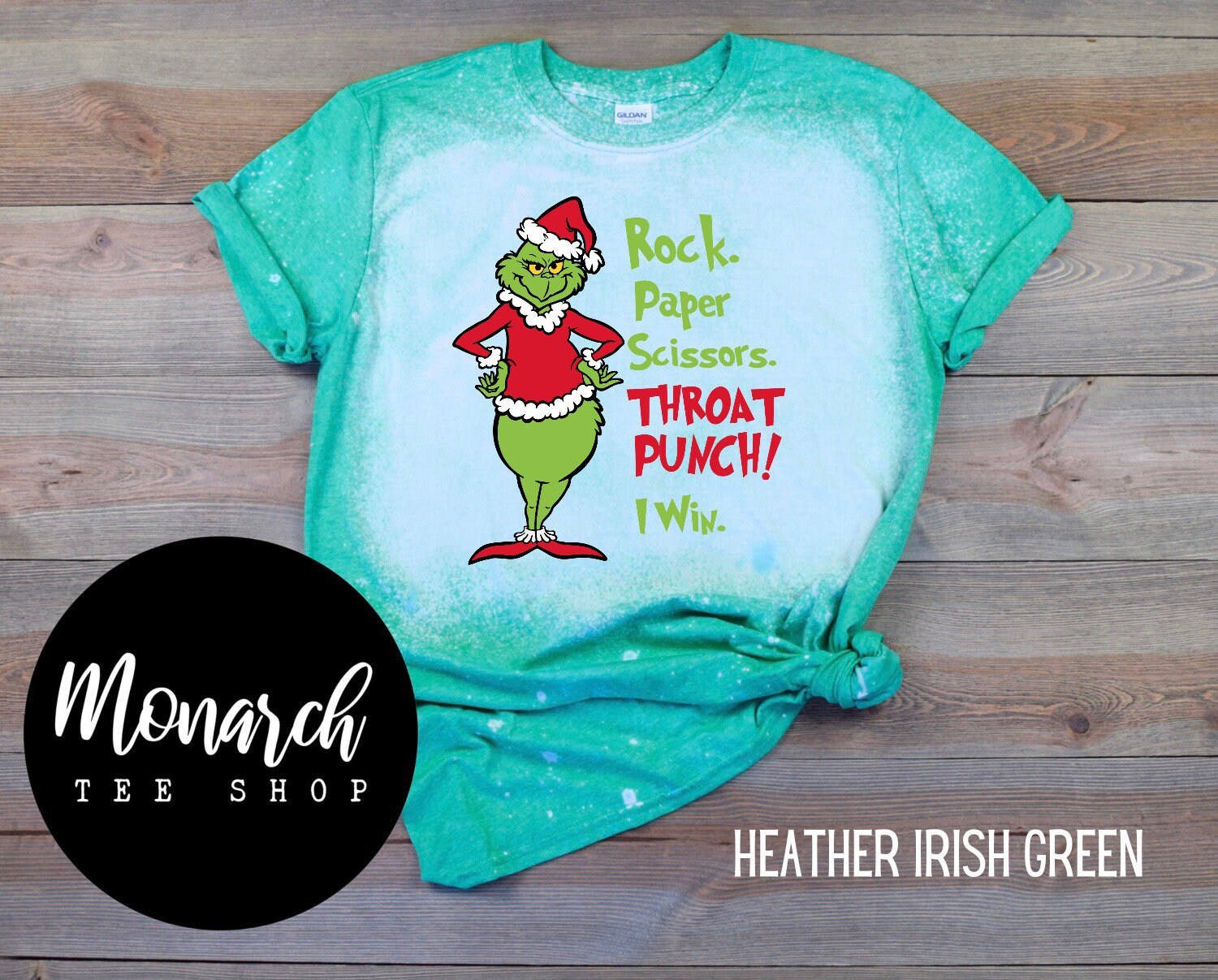 Rock • Paper • Scissors - Throat Punch - I Win | Grinch | Bleach Dye …