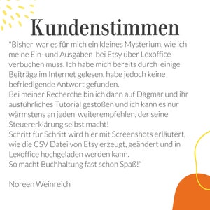 Bearbeitung der Etsy Gebührenabrechnung CSV Datei // Anleitung // für Lexoffice und sevDesk // Buchhaltung für Etsy Verkäufer // deutsch Bild 8