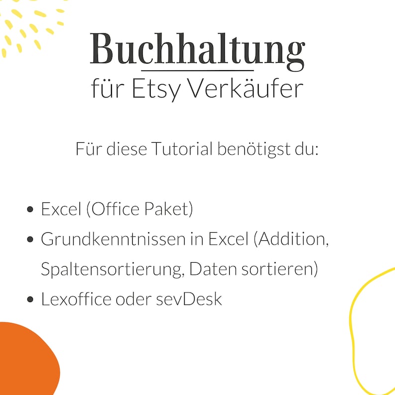 Bearbeitung der Etsy Gebührenabrechnung CSV Datei // Anleitung // für Lexoffice und sevDesk // Buchhaltung für Etsy Verkäufer // deutsch Bild 4