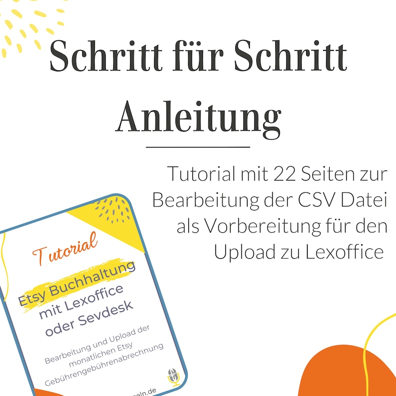 Bearbeitung der Etsy Gebührenabrechnung CSV Datei // Anleitung // für Lexoffice und sevDesk // Buchhaltung für Etsy Verkäufer // deutsch Bild 2