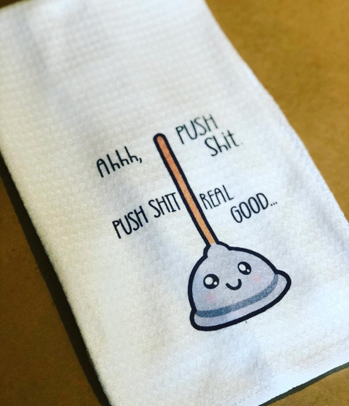 Ahh Push IT Handtuch lustige Handtuch für Freunde Catchy Etsy.de