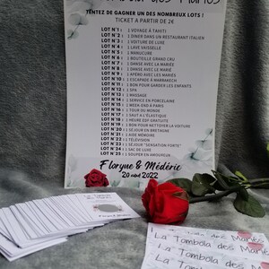 1000 Tickets Tombola Numérotés 50x50mm - Lot Rouge & Bleu, Idéal Mariages, Fêtes, Bars Et Événements