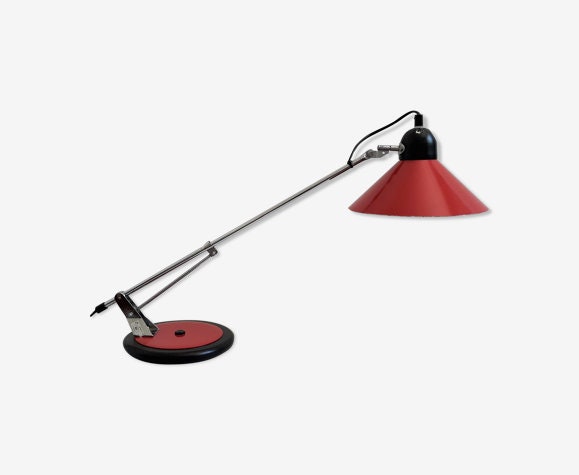 Lampe de Bureau Articulée Vintage Rouge