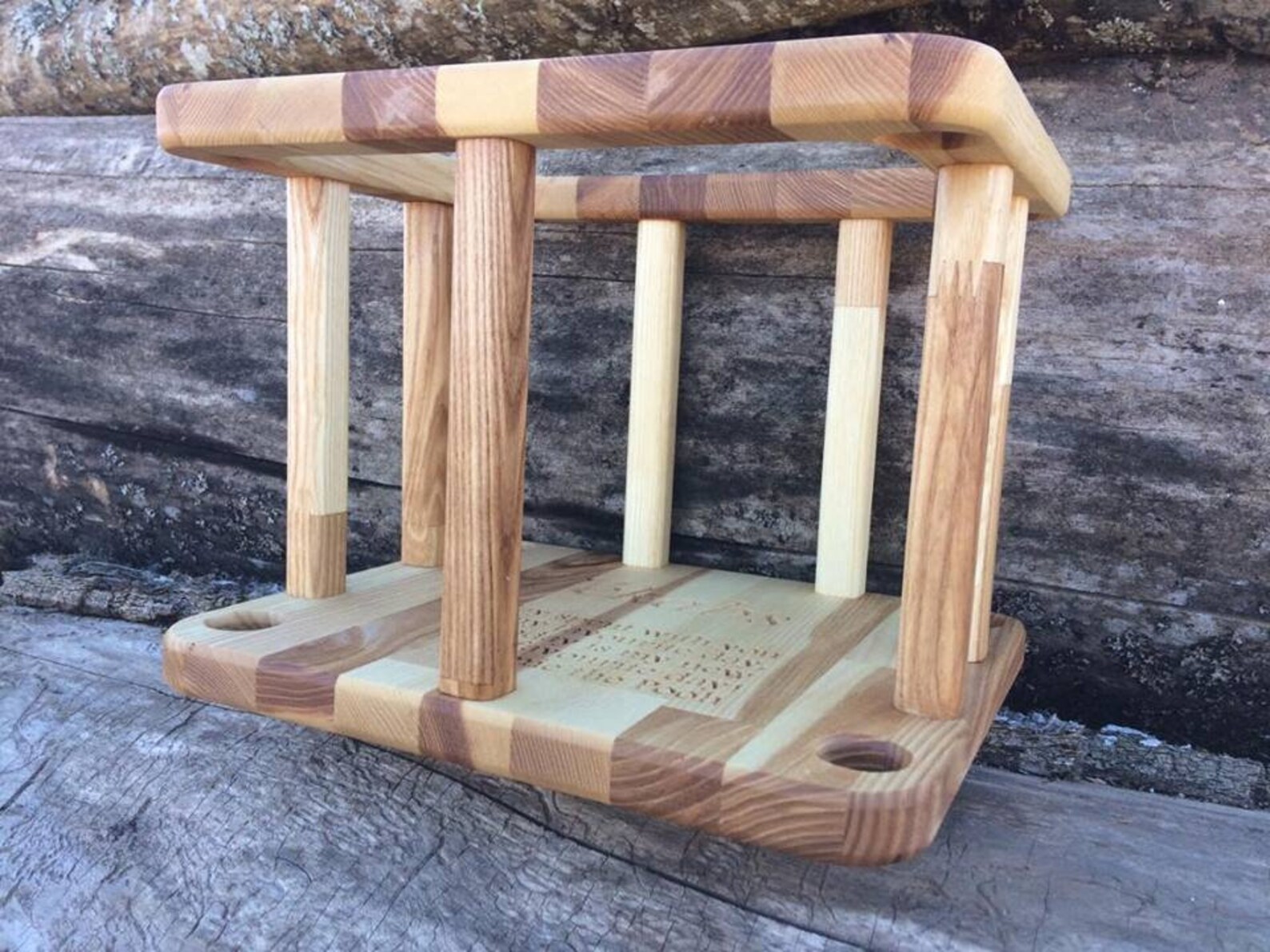 Custom Engraved Wooden Swings Oak Wood Swings Simple Wooden Etsy