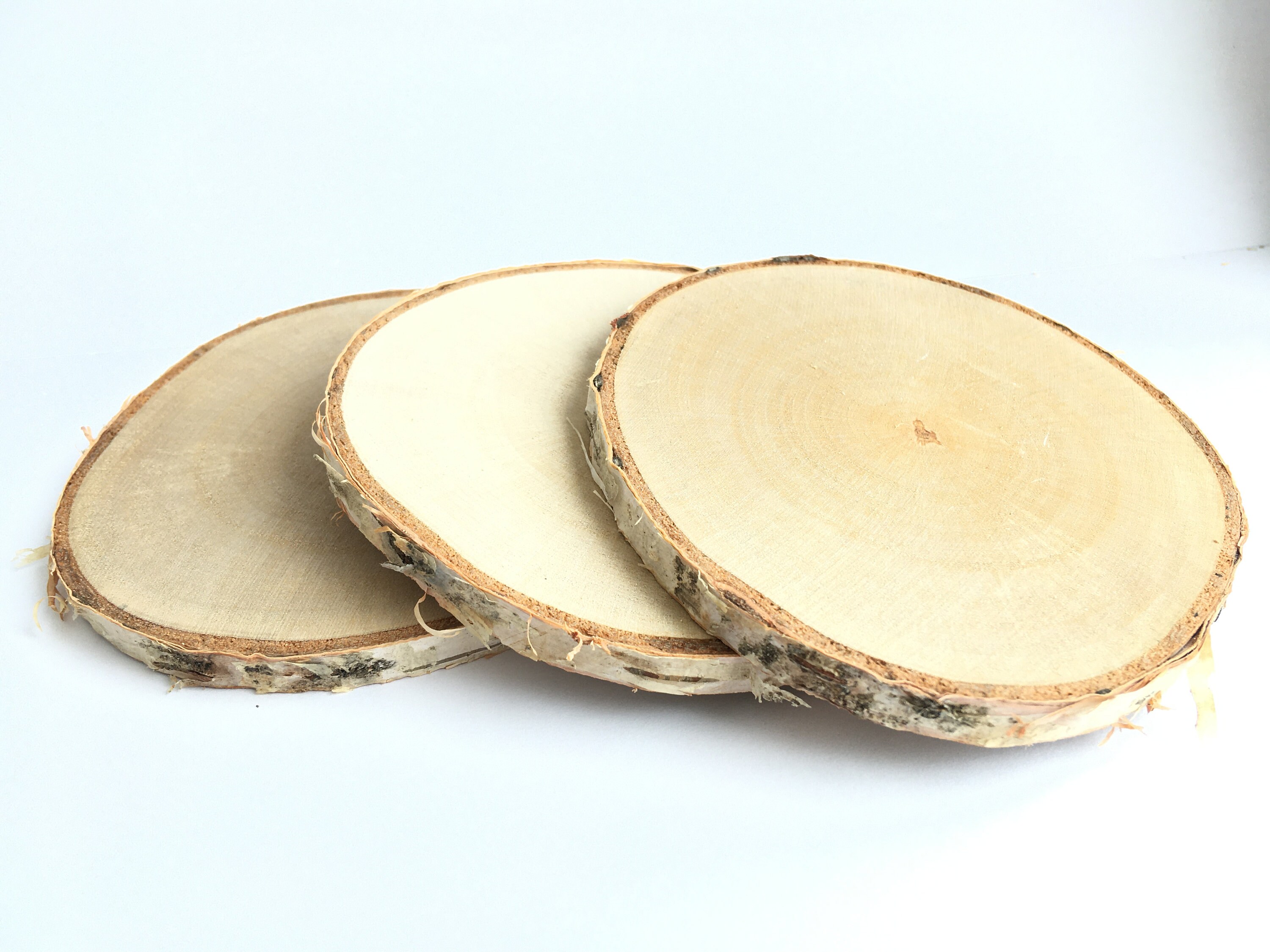 Set of 30 Birch Wood Coasters Etsy