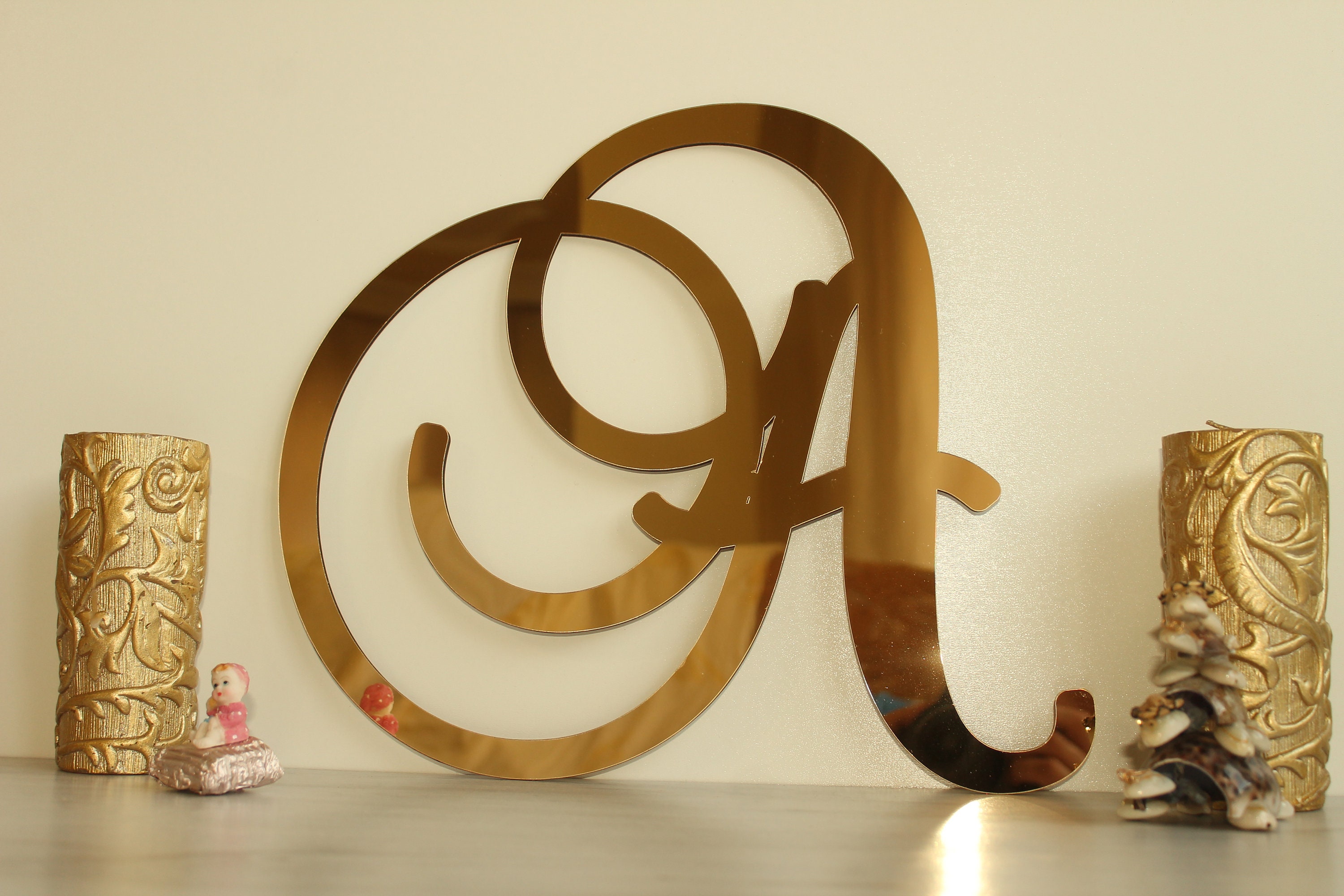 Mirrored Alphabet Letters Freestanding