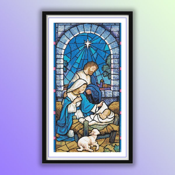 Baptism Cross Stitch Etsy