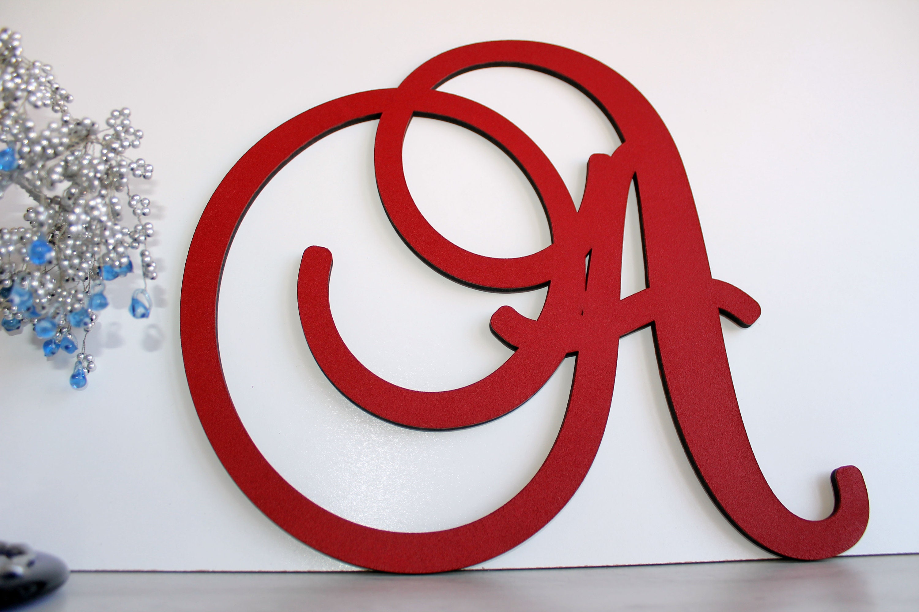 Large Wooden Letters Big Wood Letter R Hand Painted Wooden Etsy