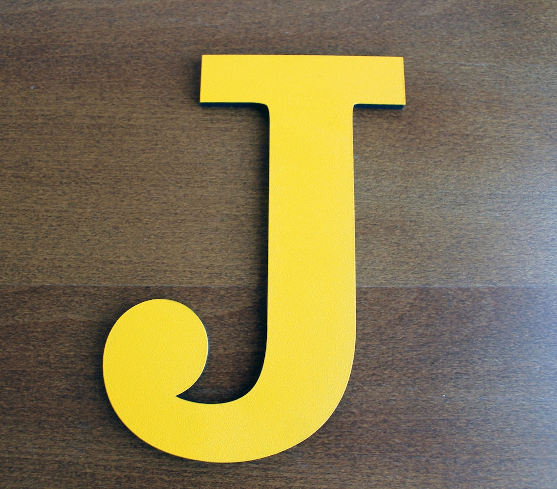 Large Wooden Letters Big Wood Letter 'J' Hand Etsy