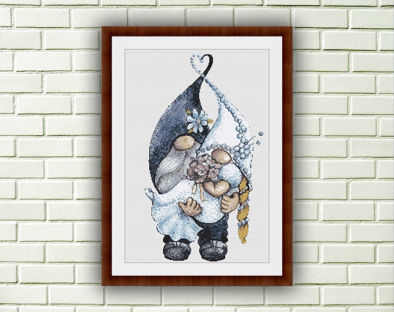 A picture of a random cross-stitch pattern from Etsy