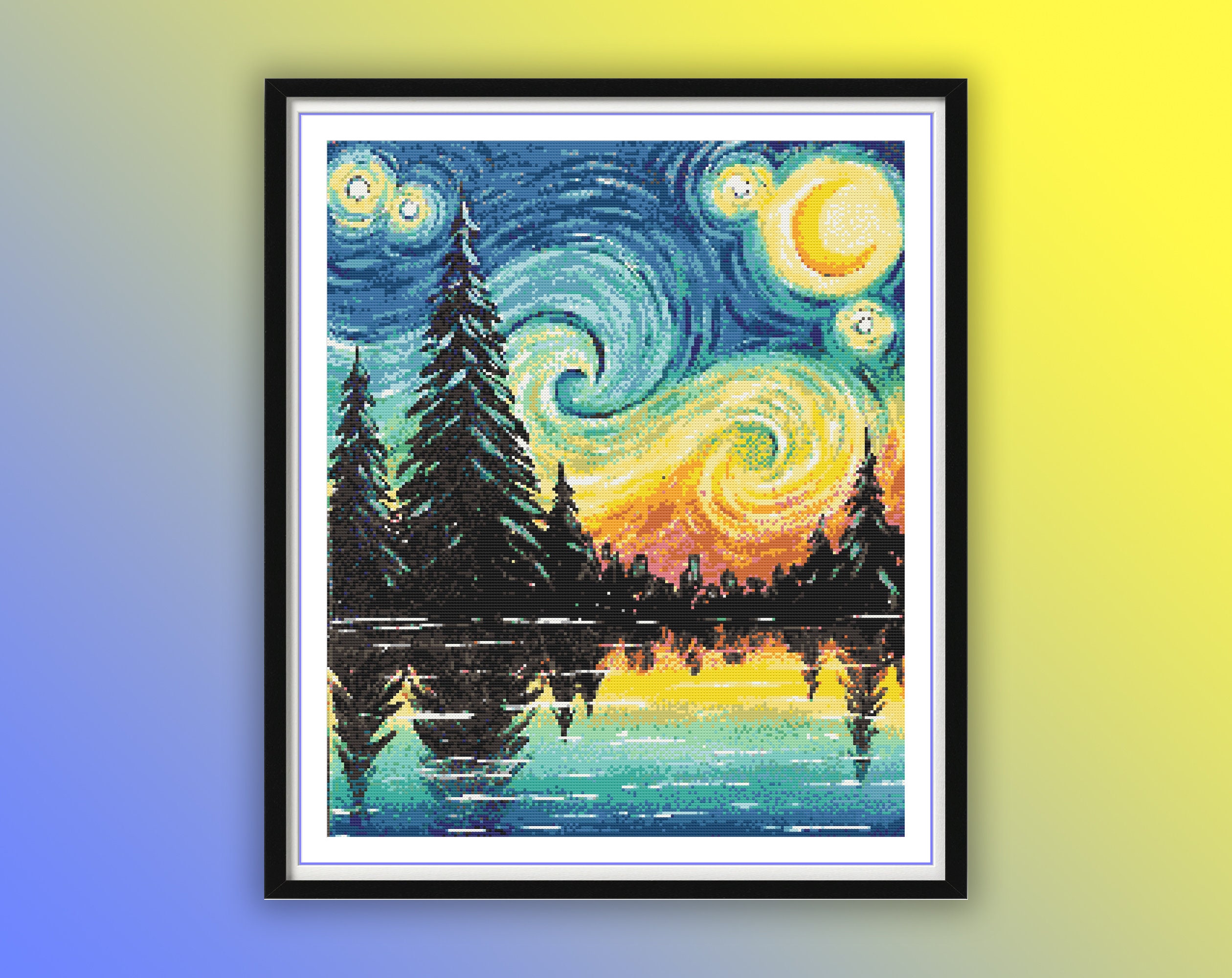 Starry Night - Diamond Painting Kit – bemyhobbystore