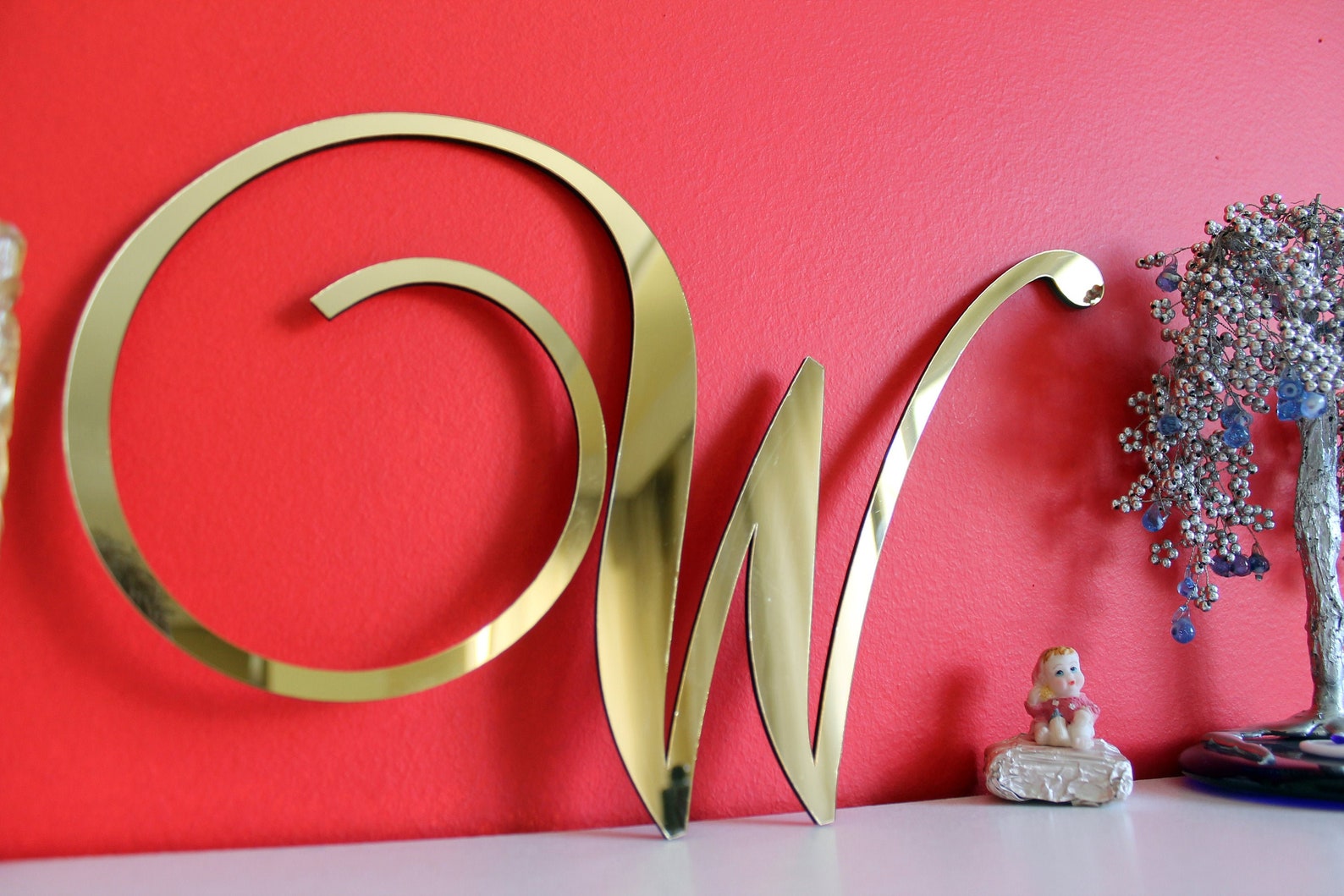 Mirror Acrylic Big Letters for Wall Wall Hanging Letter Etsy