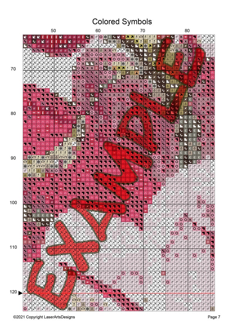 Aquarelle Bride and Groom Counted Cross Stitch PDF Pattern, Saint-Valentin, Point de croix de mariage, Broderie à la main, Tableau Needlepoint image 5