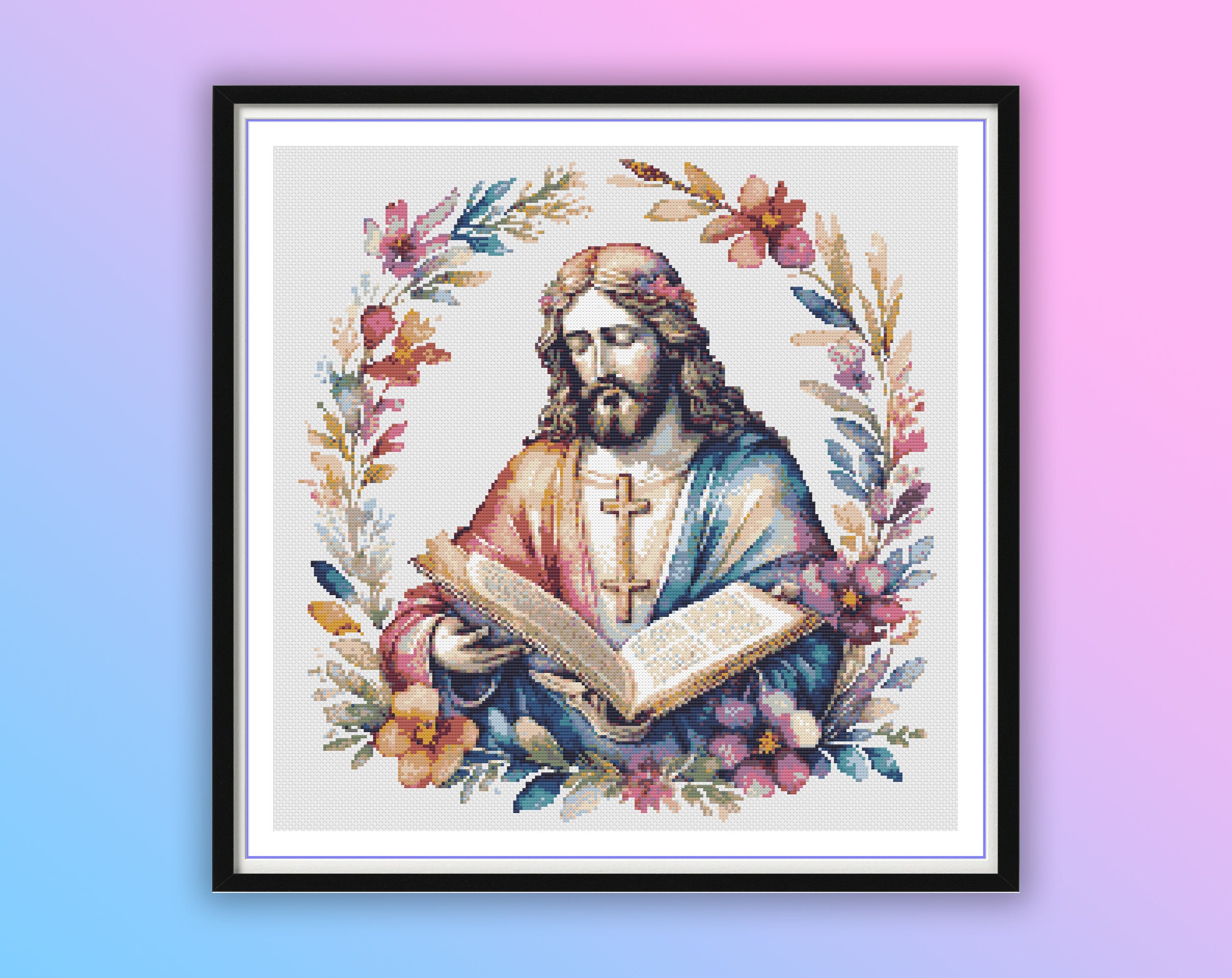 Kit de Pintura con Diamantes 5D - Diamond Paint - Corazon de Jesus - 3 –  Entrelanas Sala de Tejido