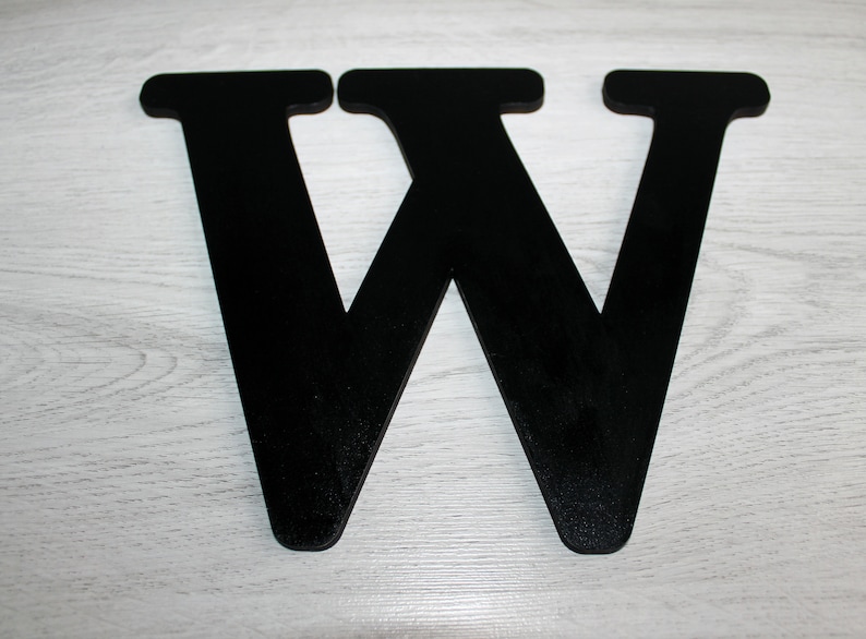 Large Wooden Letters Big Wood Letter 'W LETTER' Etsy Ireland