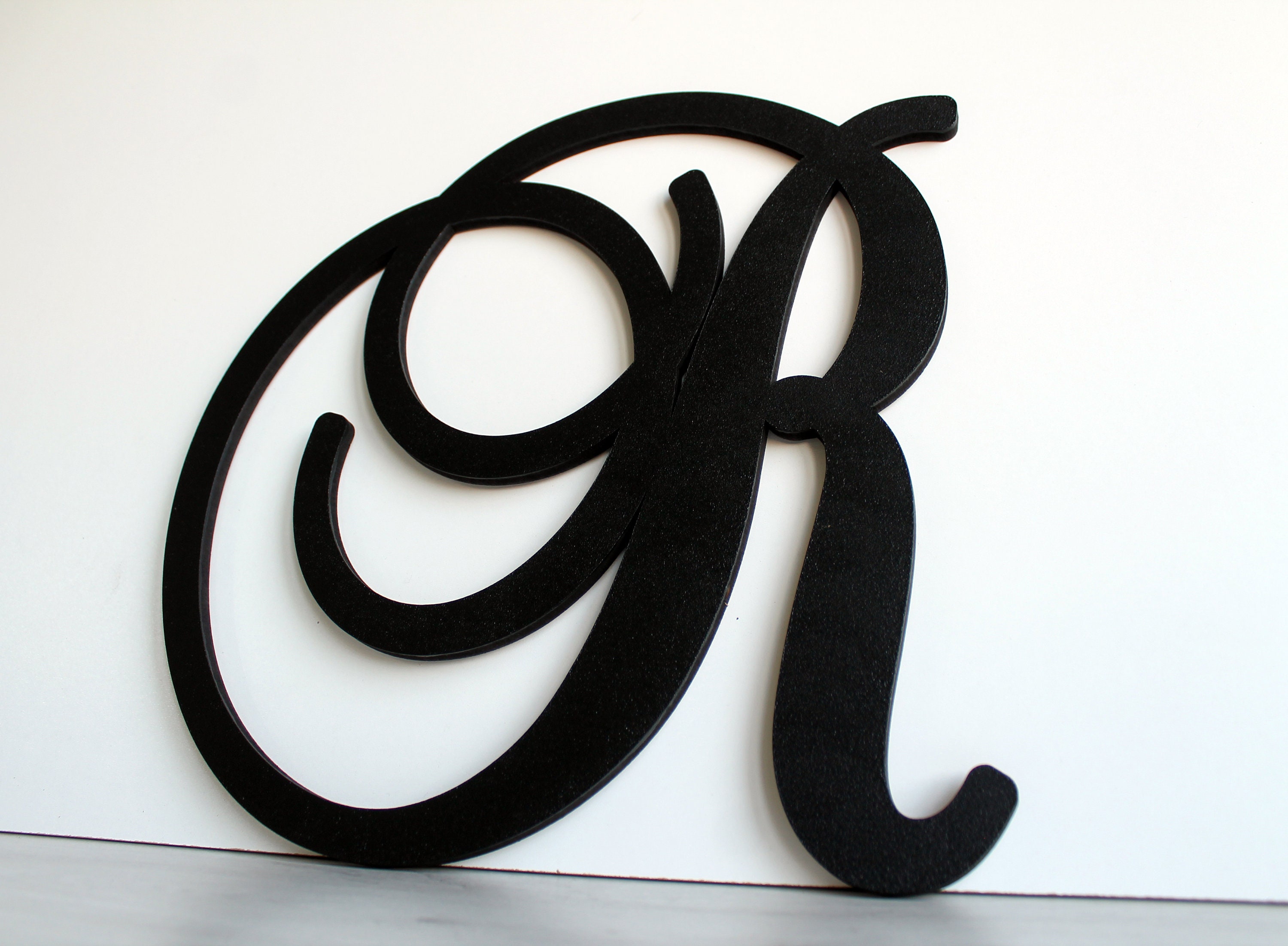 Large Wooden Letters Big Wood Letter R Hand Painted Wooden Etsy