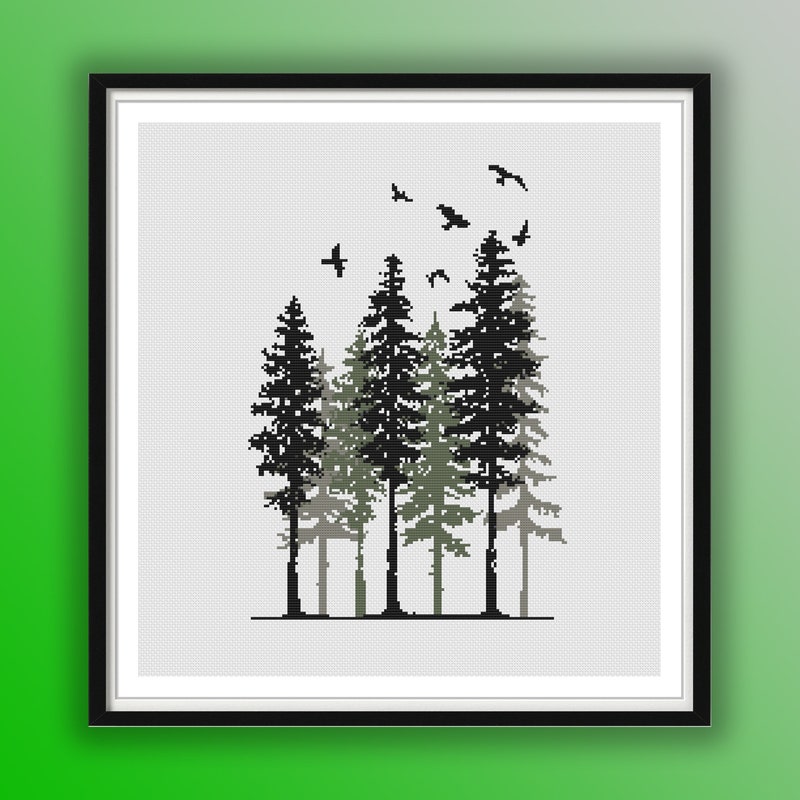 Cross Stitch Pattern Woodsy - Etsy UK