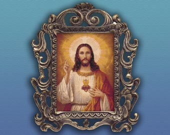 Jesus PDF Cross Stitch Pattern, Religious PDF Cross Stitch Pattern, Digital Download