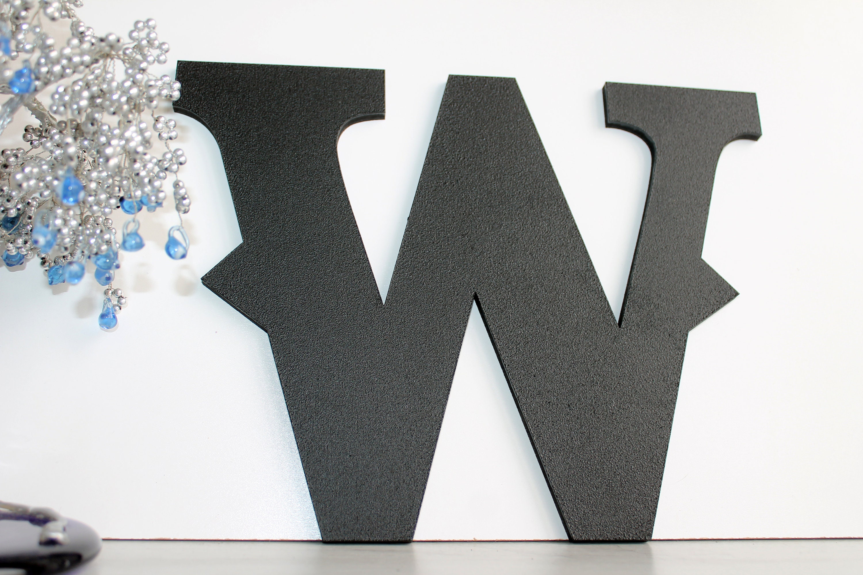 Large Wooden Letters Big Wood Letter 'W' Hand Etsy