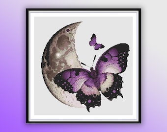 蝶と水面のパステル画 蝶と水面のパステル画 水彩画 蝶と少女（原画、F4サイズ、額付き