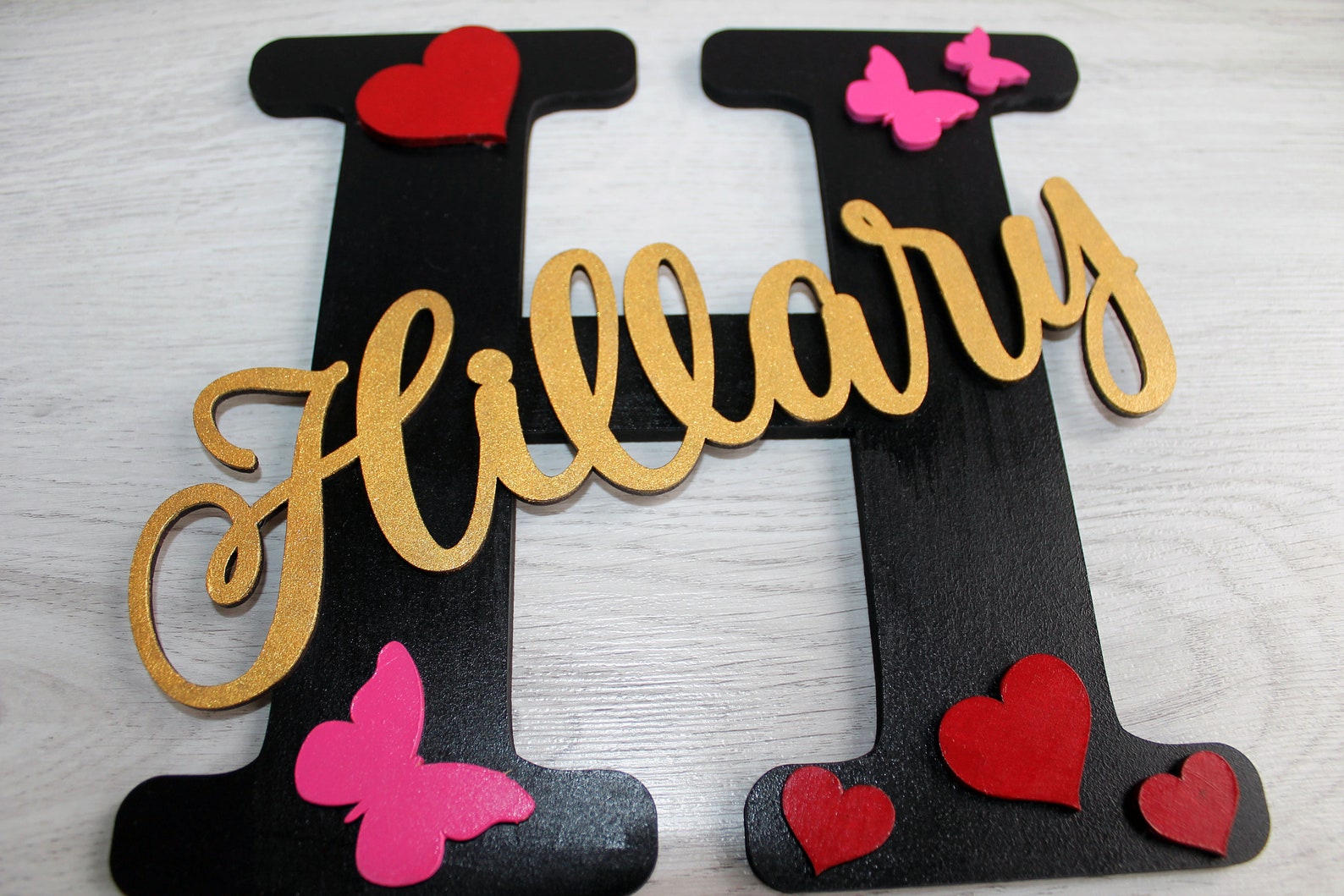 3D Personalised Baby Door Name Sign Wooden Kids Door Name Etsy