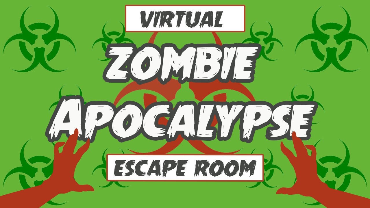 Zombie Apocalypse Virtual Escape Room Etsy