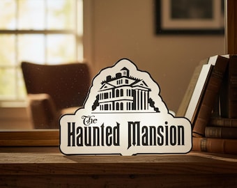 Haunted Mansion Light Box with USB LED Backlight