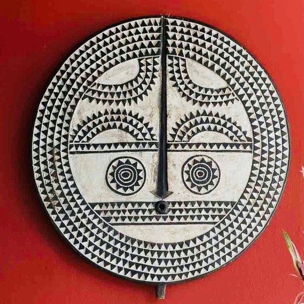 african wood shield, adult gift for fathers, black and white, zulu shield, holidays