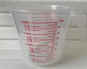 Plastic Measuring Cups | Set of 4 | 1000ml