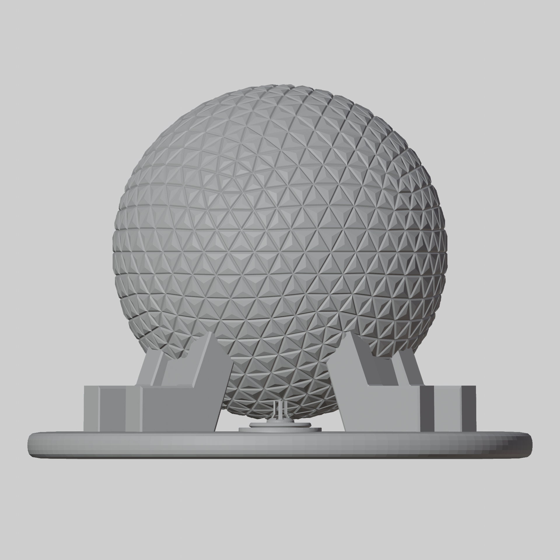 Epcot Ball Spaceship Earth 3D Model FILE Etsy