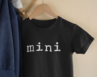 Camiseta Mini - Pareja Look - Traje Familiar - Niños Niños Chicas - Camisa Familiar - Mamá Hija - Papá Hijo