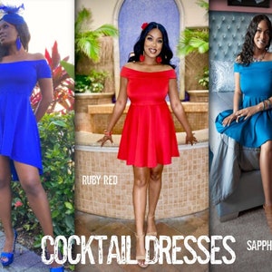Off-Shoulder Cocktail Dresses