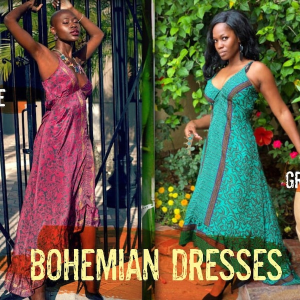 Bohemian Batik Dress