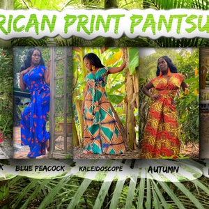 African Print Pantsuits