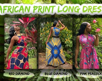 African Print Long Dresses