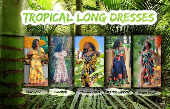 Tropical Dresses - Etsy