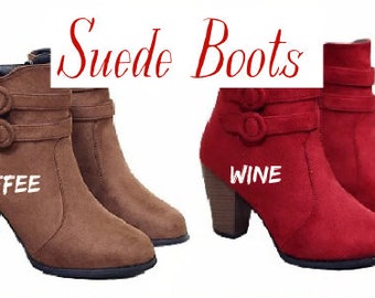 Suede Boots