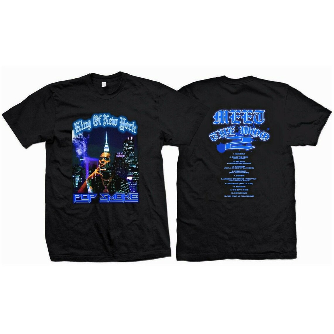 king of new york t shirt pop smoke
