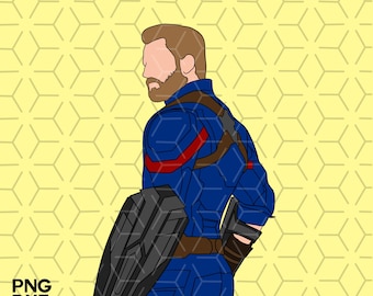 Steve Rogers file | Steve Rogers PNG | captain America SVG | Captain America art | Captain America Decal | Captain America Design |