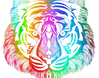 Download Mandala Tiger Svg Etsy